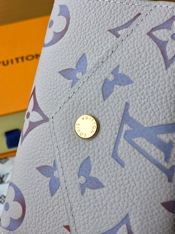 LV M25649 Victorine wallet Dream Beige Embossed Grained Cowhide - Light GHW