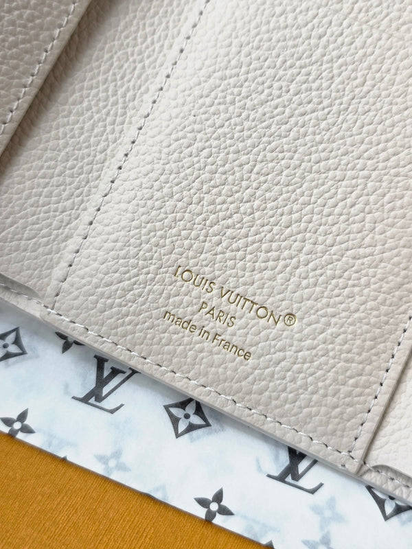 LV M25649 Victorine wallet Dream Beige Embossed Grained Cowhide - Light GHW