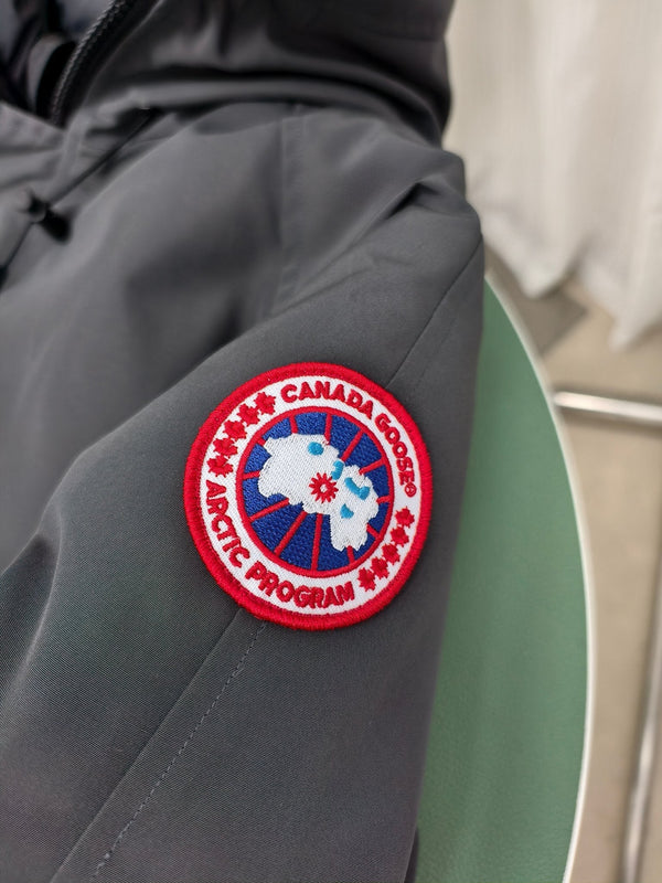 C. Goose Bomber jacket Grey Polyester 0006