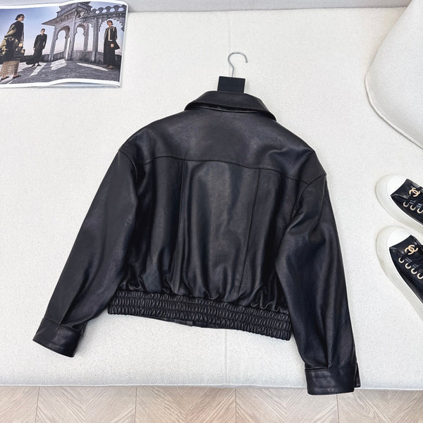 YSL Jacket Black Lambskin 584716