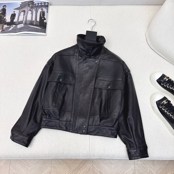 YSL Jacket Black Lambskin 584716