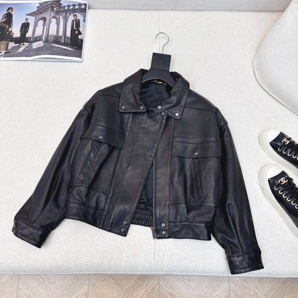 YSL Jacket Black Lambskin 584716