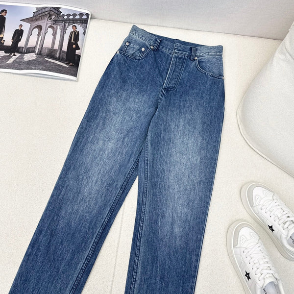 CD 25 Straight Jeans Blue Cotton 591803