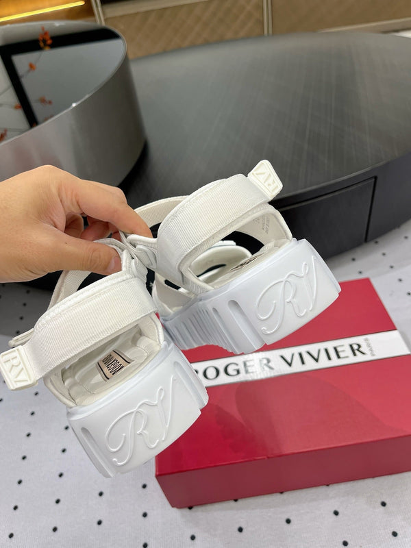 Viv Comfort Sandals White Sheepskin 295953