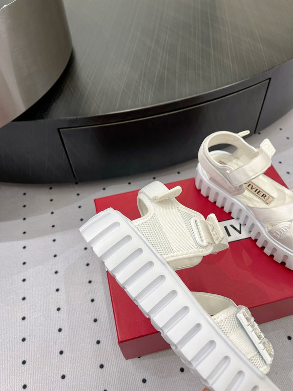 Viv Comfort Sandals White Sheepskin 295953