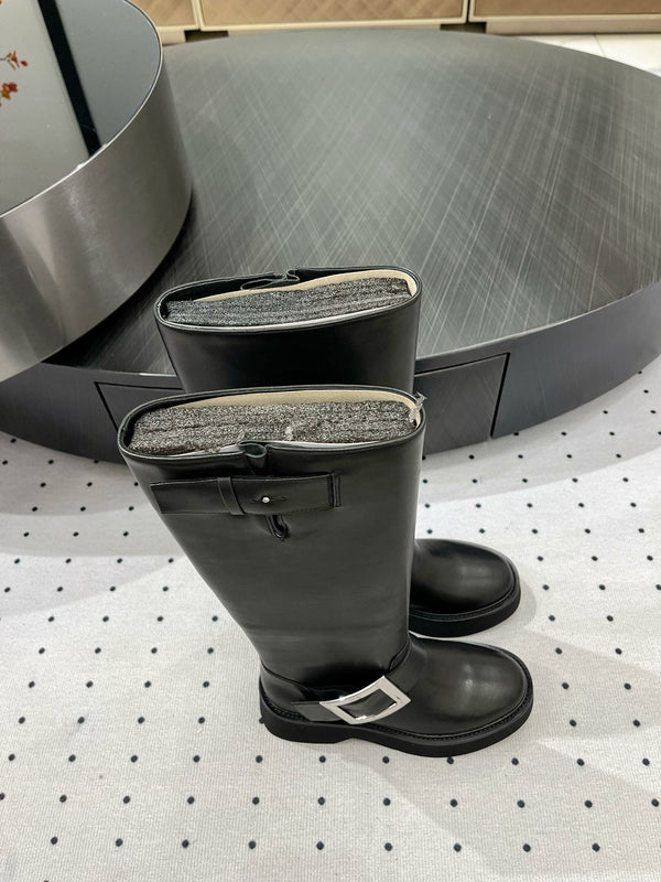 Viv Ranger Boots Black Calfskin 365206