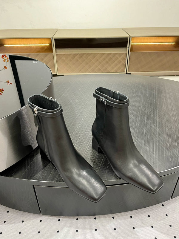 HM Hommage Ankle Boot 50mm Black Cowhide 954735