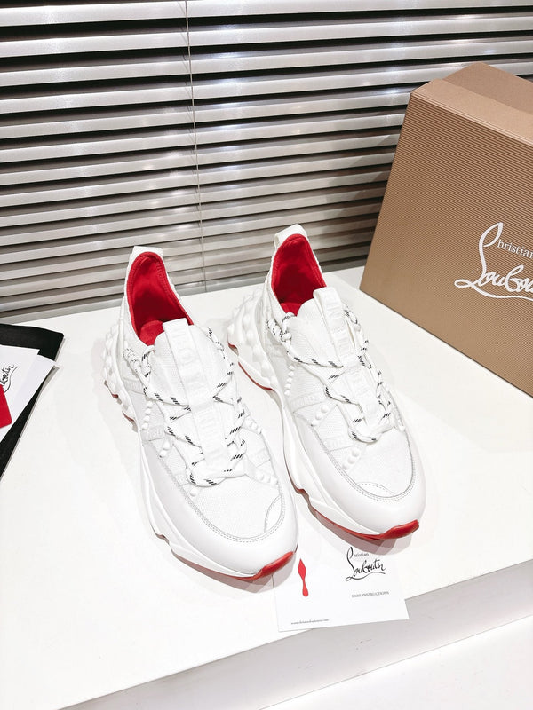CL 25 Trailnrun Sneaker White Calfskin Mesh 323170