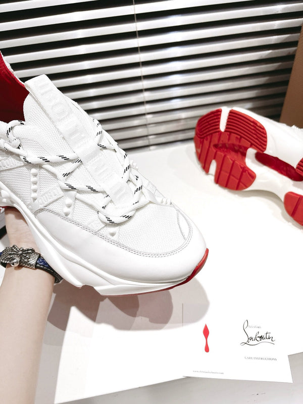 CL 25 Trailnrun Sneaker White Calfskin Mesh 323170