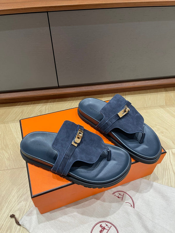 HM 25 Empire Sandal Calfskin and Suede 245689