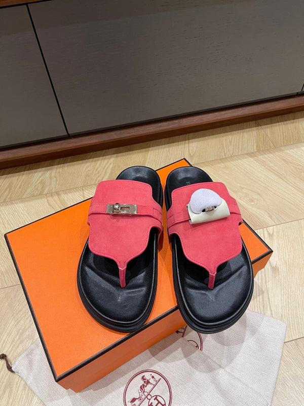 HM 25 Empire Sandal Calfskin and Suede 245689