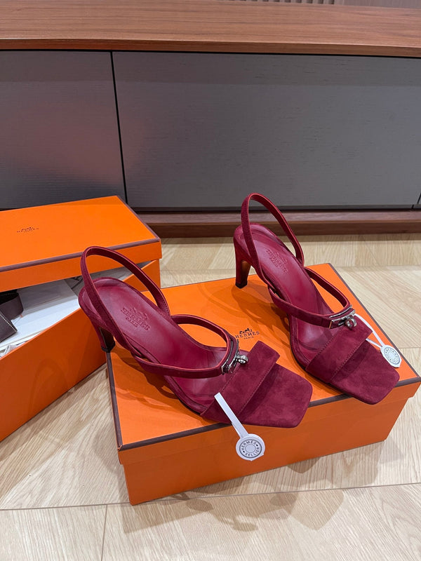 SANDALO GLAMOR 75 IN CAMOSCIO GELSO