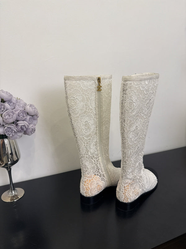 CC 25 Long Boot White Mesh 354928