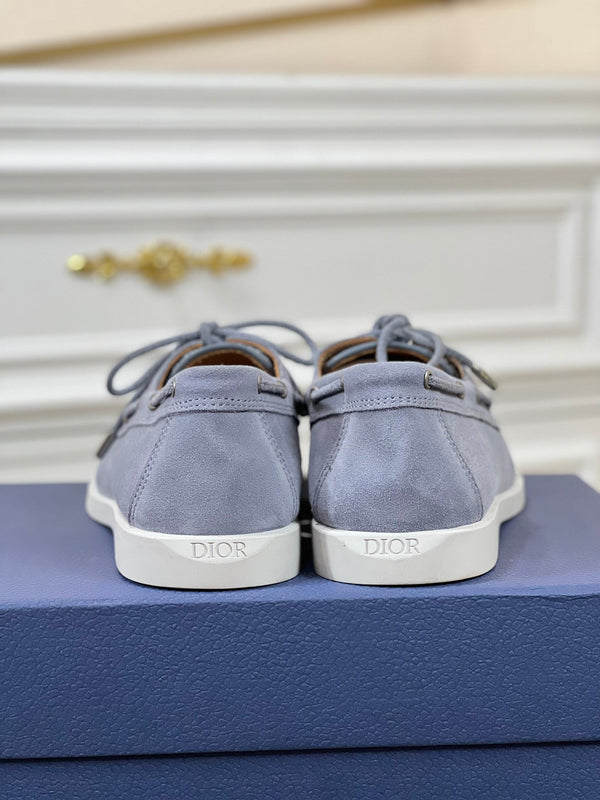 CD GRANVILLE BOAT SHOE STONE SUEDE