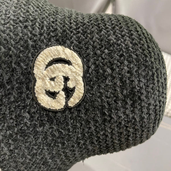 BUCKET HAT IN BLACK WOOL 389114