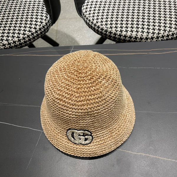 BUCKET HAT IN BEIGE WOOL 389115