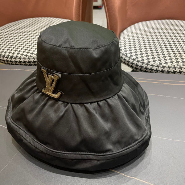 BUCKET HAT IN BLACK COTTON 404526