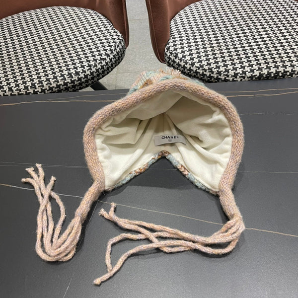 KNITTED WOOL HAT COLORFUL 425767