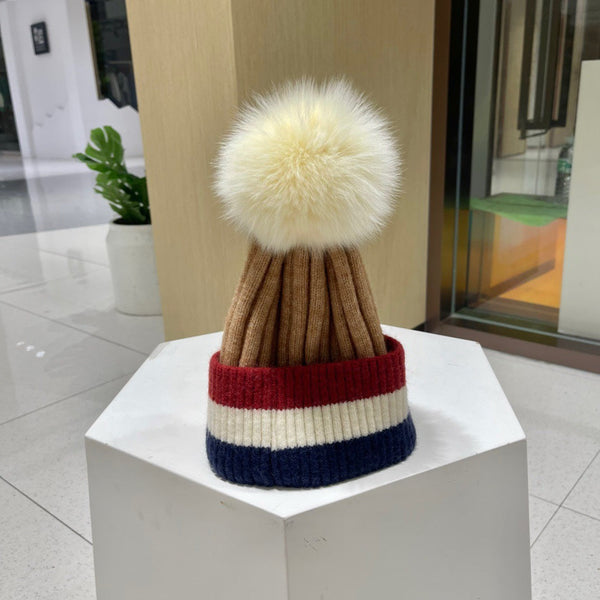 BEANIE HAT IN COLORFUL WOOL 434721
