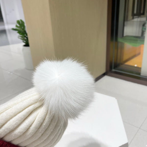 BEANIE HAT IN COLORFUL WOOL 434724