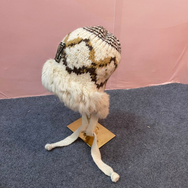 KNITTED WOOL HAT COLORFUL 436579