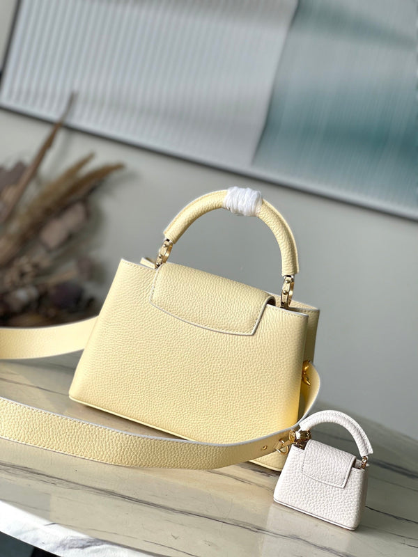 CAPUCINES BB 26 IN TAURILLON GIALLO BANANA