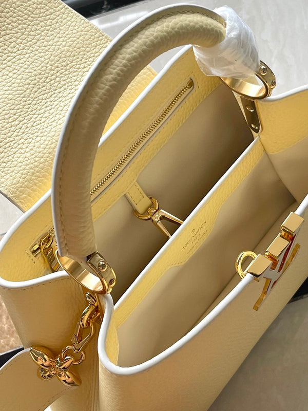 CAPUCINES BB 26 IN TAURILLON GIALLO BANANA