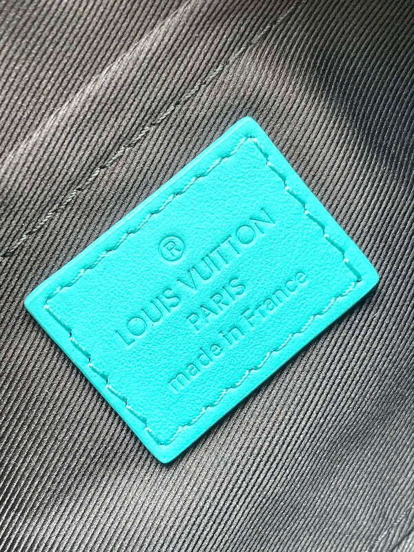 MINI BAULE MORBIDO 18 IN BLU TURCHESE TAURILLON