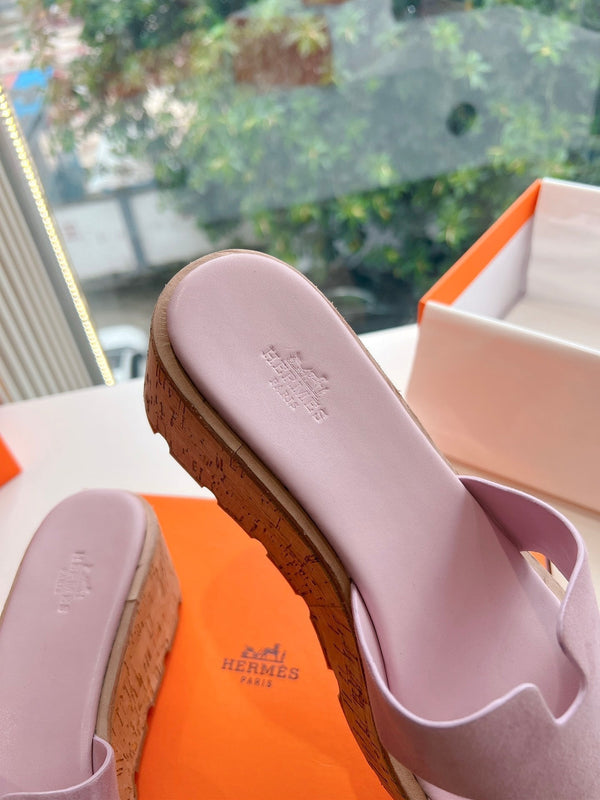 EZE 65 SANDAL PASTEL PINK SUEDE