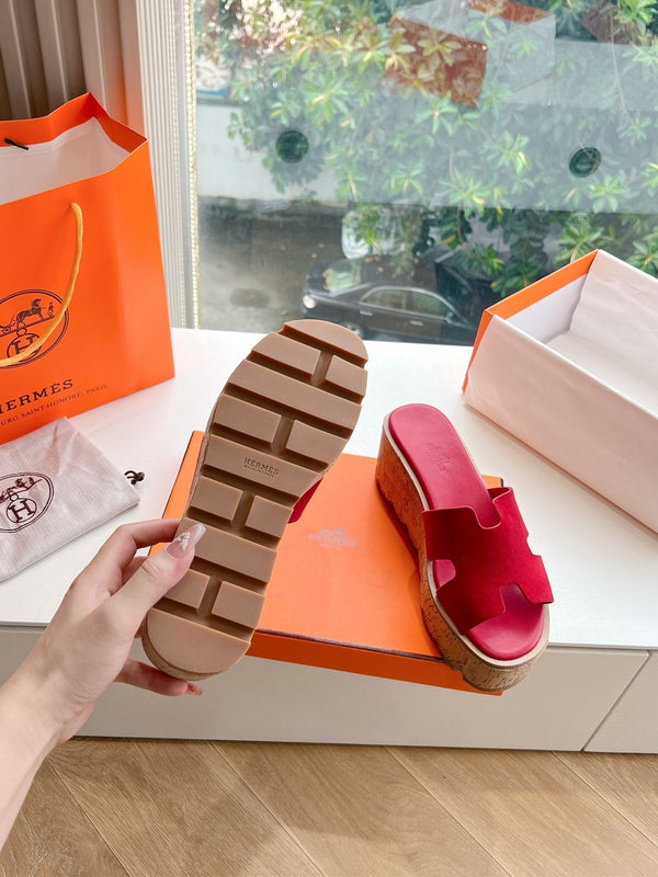 SANDALO EZE 65 SCAMOSCIATO CILIEGIA