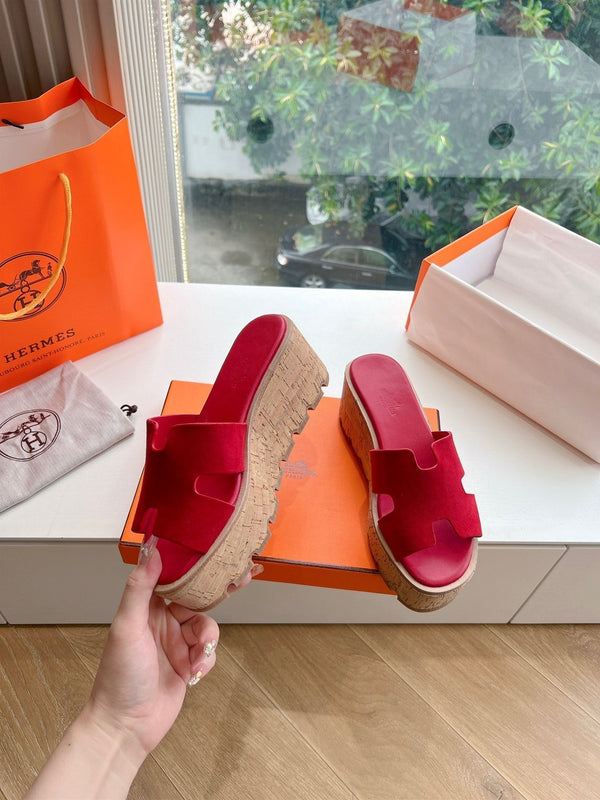 SANDALO EZE 65 SCAMOSCIATO CILIEGIA