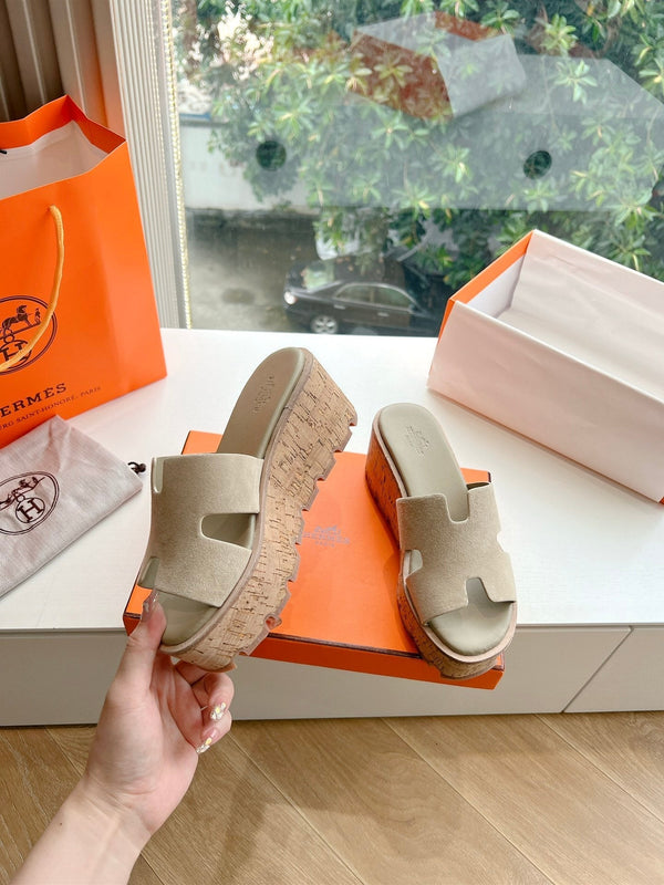 SANDALO EZE 65 CREMA CAMOSCIO