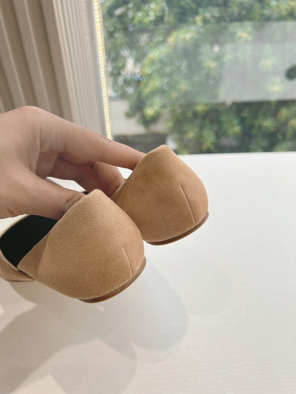 SL GEMMA BALLET FLAT CAMEL SUEDE