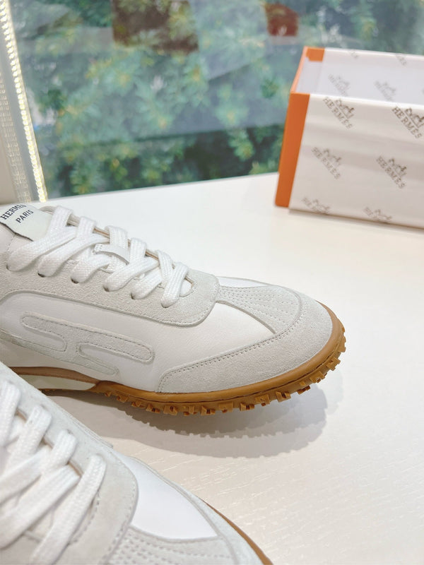 HM JET SNEAKER WHITE CALFSKIN