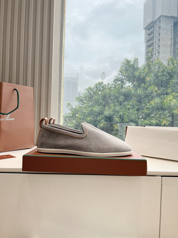 Mocassino Venice Walk in pelle scamosciata grigia