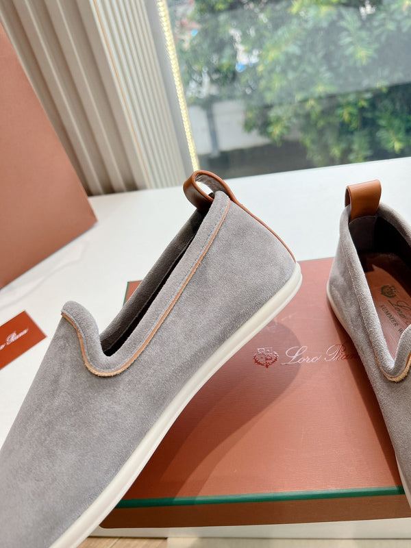 Mocassino Venice Walk in pelle scamosciata grigia