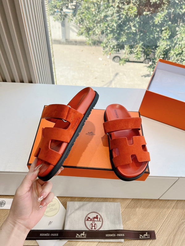 HM Chypre Sandal Orange Suede 202809