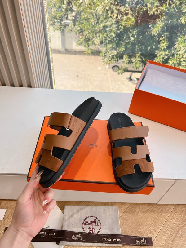 HM Chypre Sandal Clay Brown Calfskin 202819