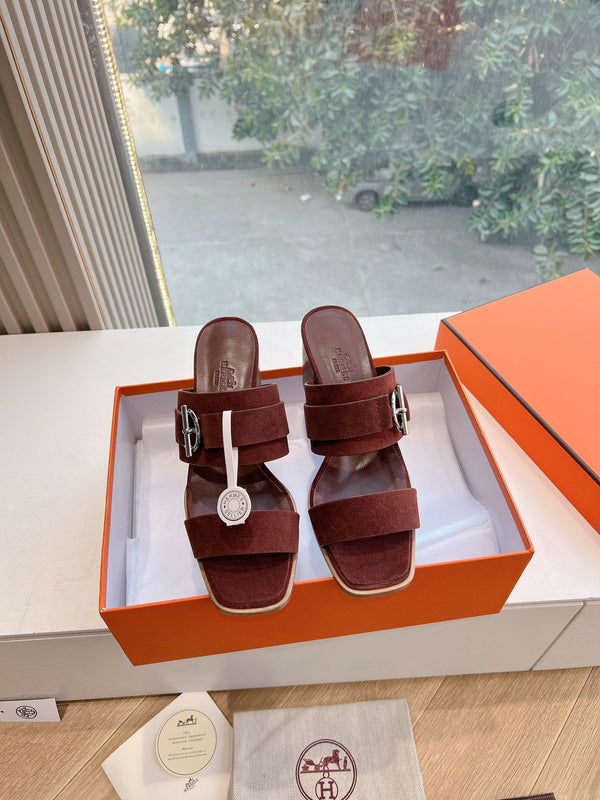 HM Kute 60 Sandal Deep Brown Cowhide 202826