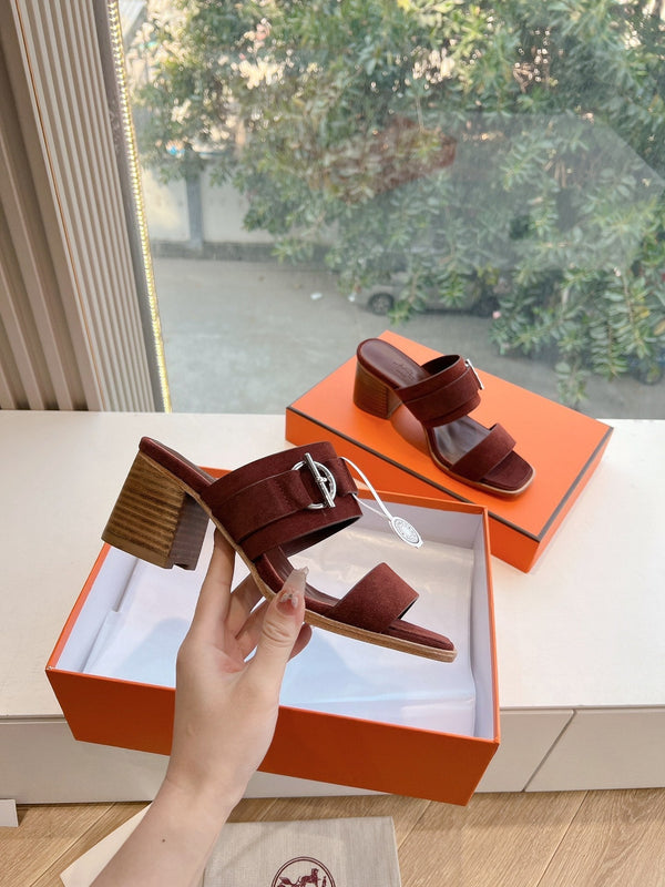 HM Kute 60 Sandal Deep Brown Cowhide 202826