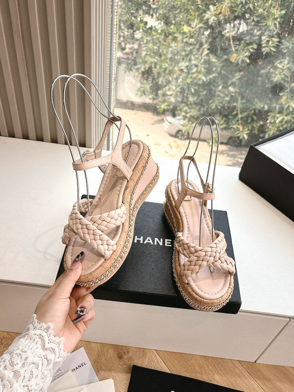 CC Mules Sandals Pink Nude 6cm Lambskin 202887