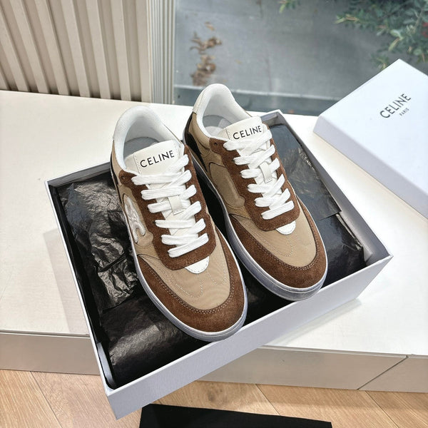 CELINE Sneaker Bronze Suede 285894