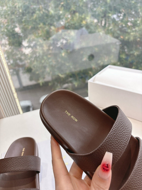 Hugh Sandal in Brown Cowhide 286178