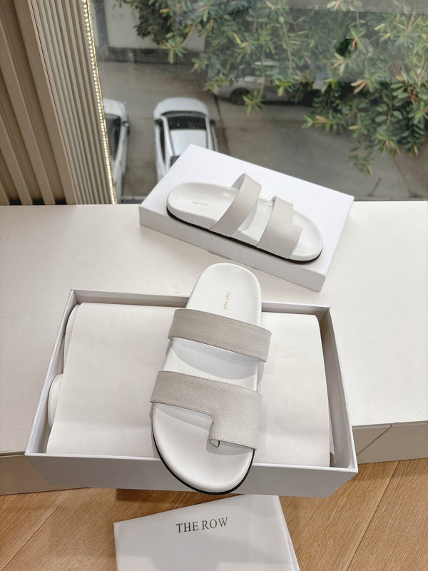 Hugh Sandal in White Cowhide 286180