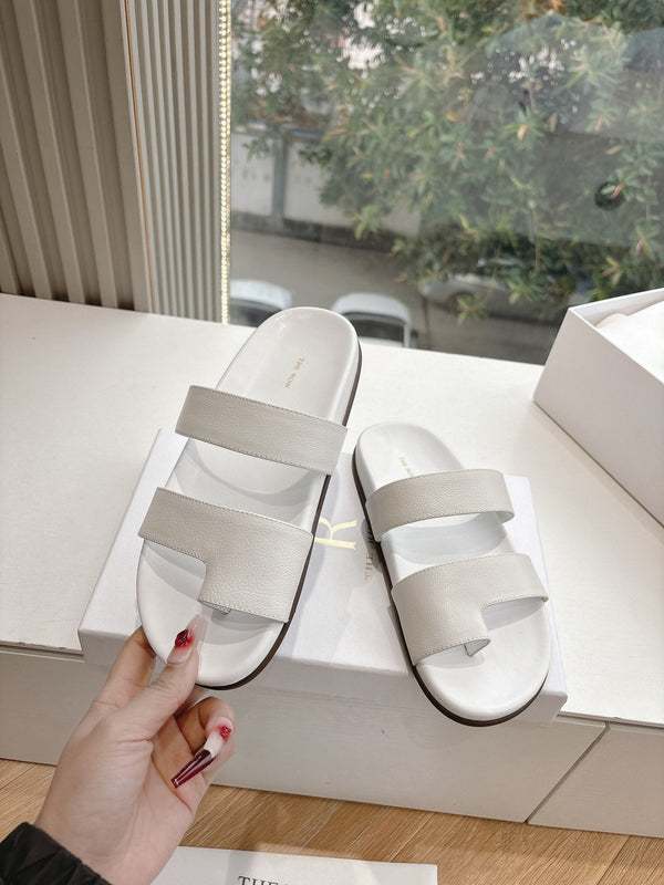 Hugh Sandal in White Cowhide 286180