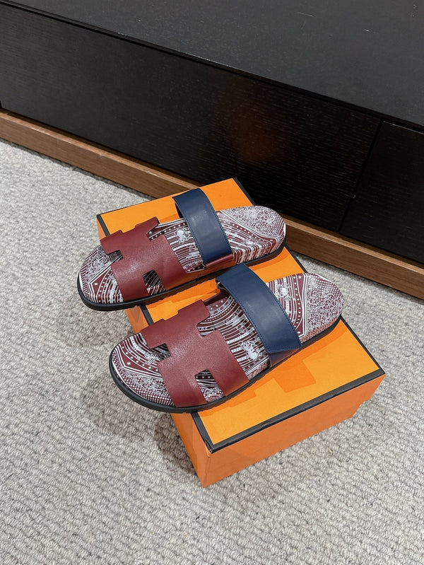 SANDALO CYPRUS IN PELLE DI VITELLO COLOR UMBRA BRUCIATO, UNICO