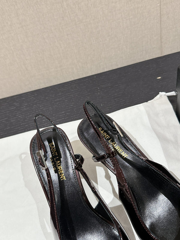 SL CHERISH SLINGBACK 75 VITELLO VINO
