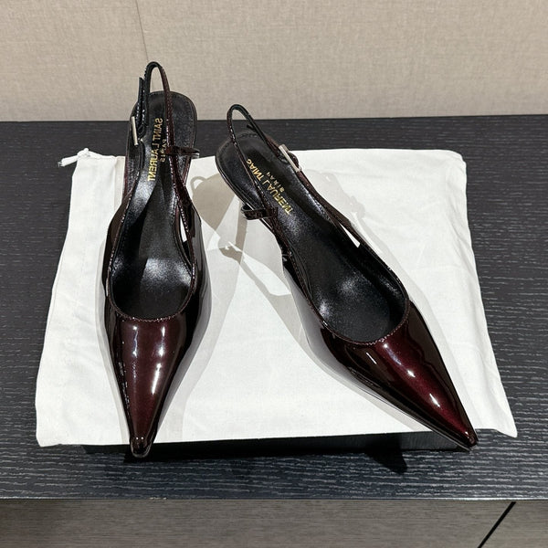 SL CHERISH SLINGBACK 75 VITELLO VINO