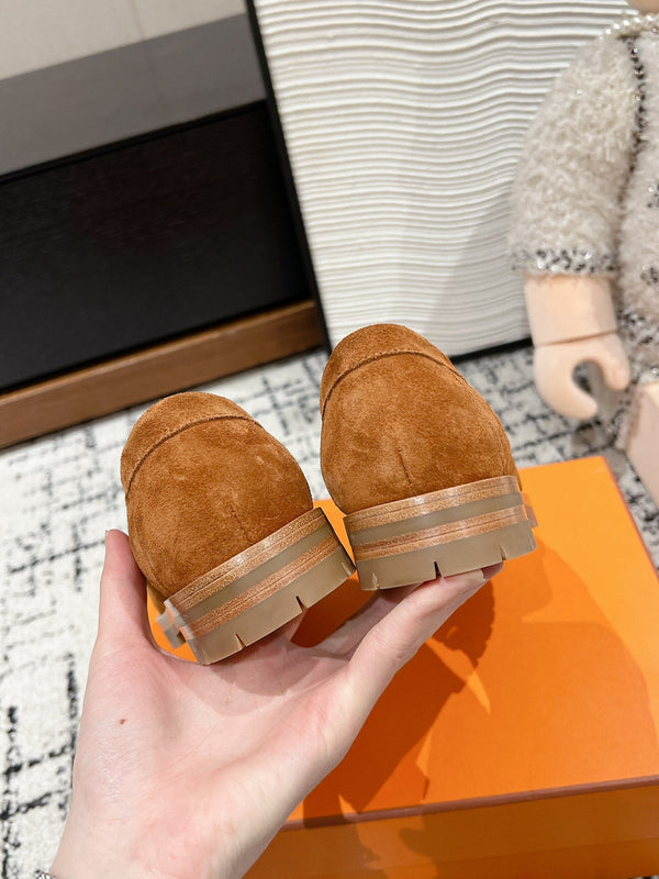 HM Faubourg Loafer In Brown Suede 118745