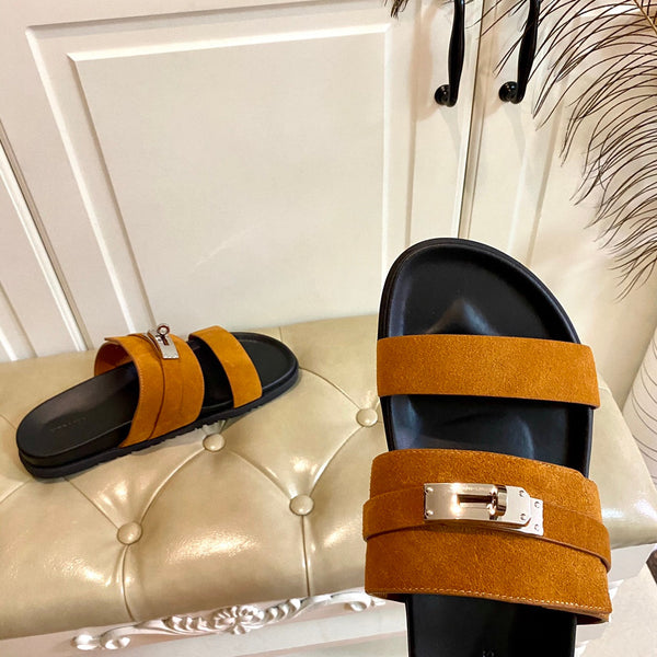 HM Jackson Sandal Ligth Orange Suede 958062